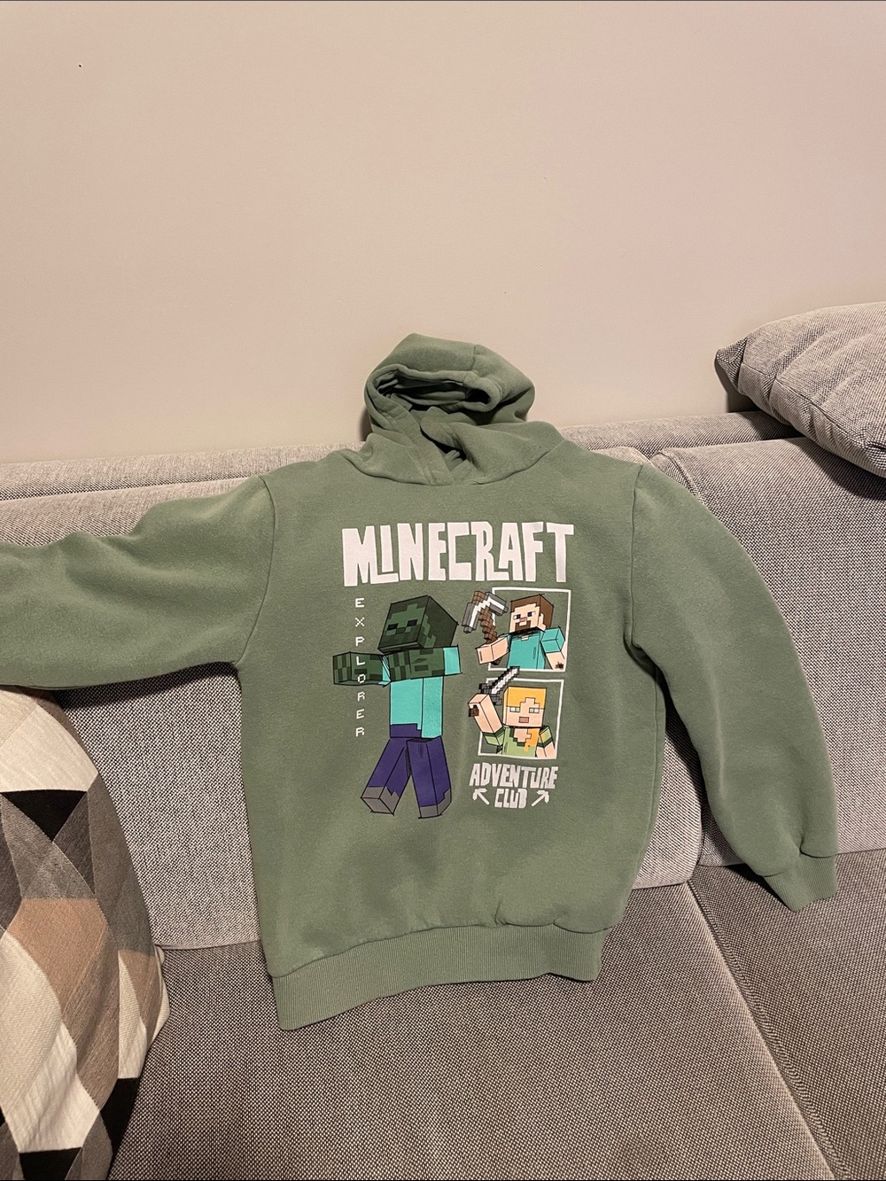 Minecraft Hoody Boys Size7/8